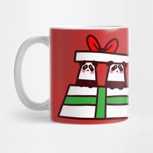 Christmas Twin Pandas Mug